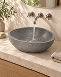 Natural River Stone Countertop Basin