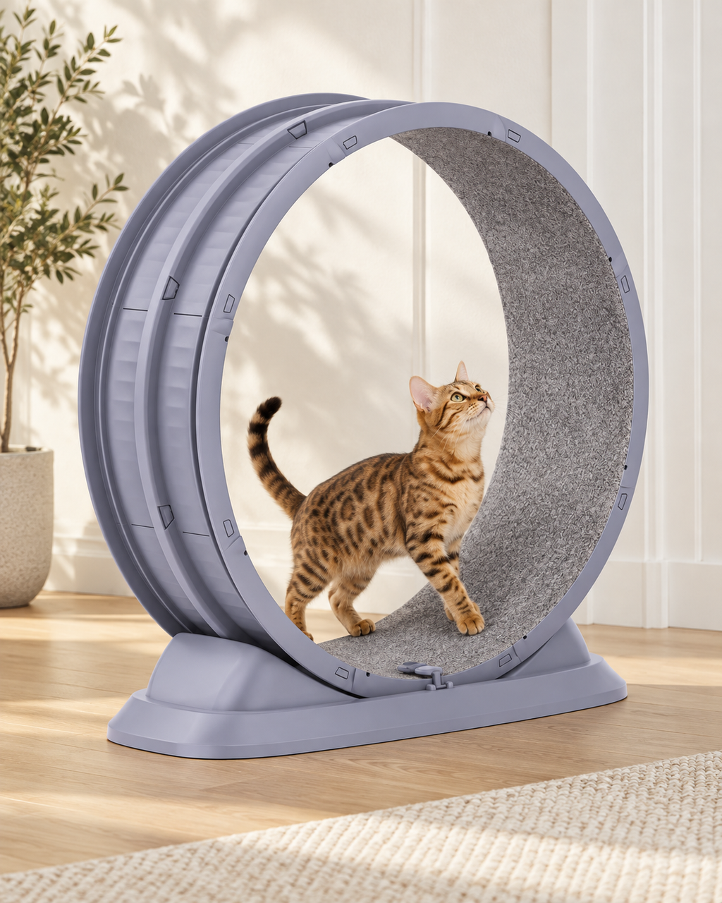 Premium Indoor Cat Exercise Wheel