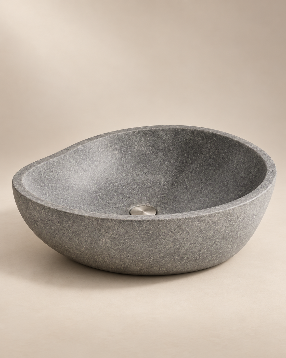 Natural River Stone Countertop Basin