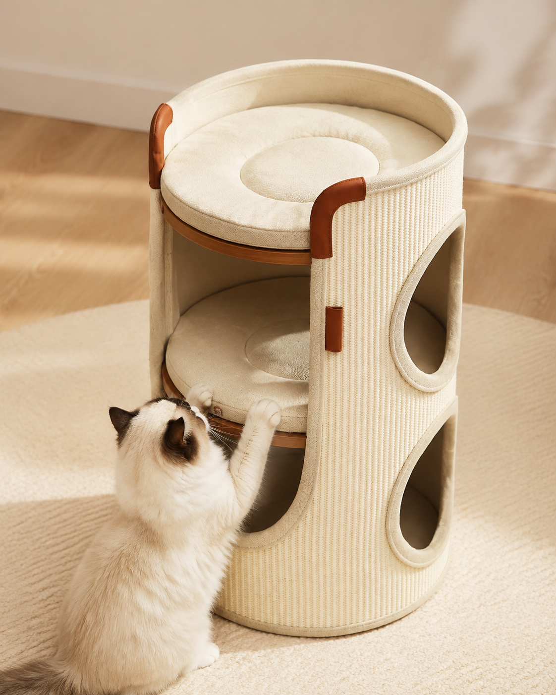 Space-Saving Cat Tree