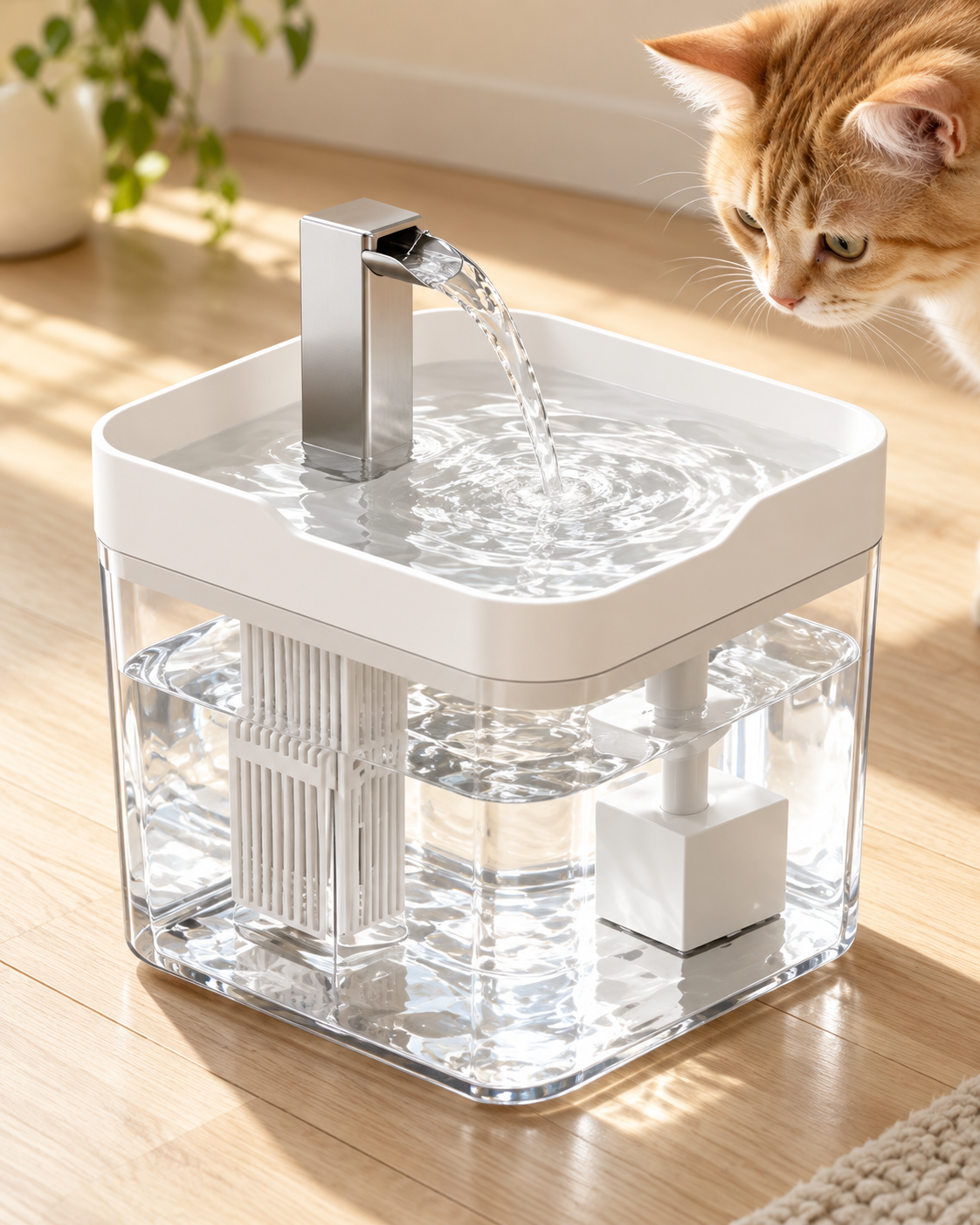 Automatic Filtered Pet Water Fountain
