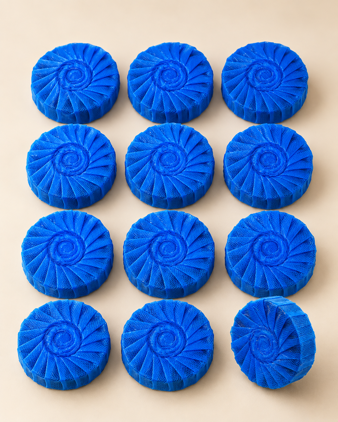 12-Pack Blue Toilet Cleaning Tablets
