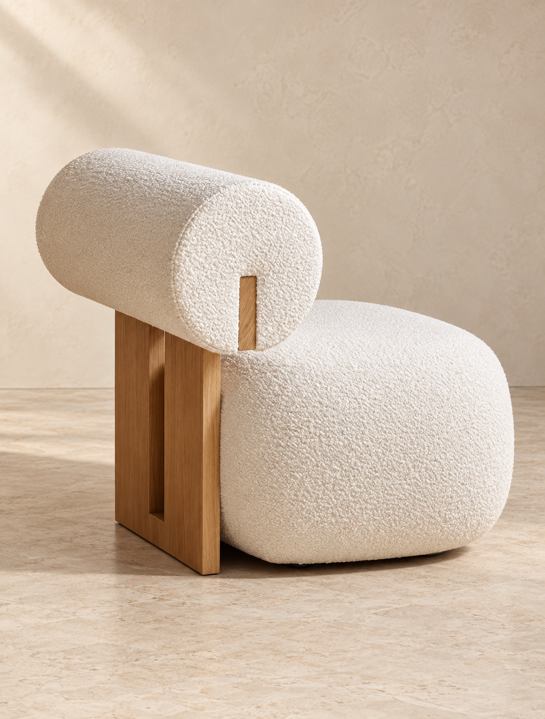 Nordic Solid Wood Lounge Chair