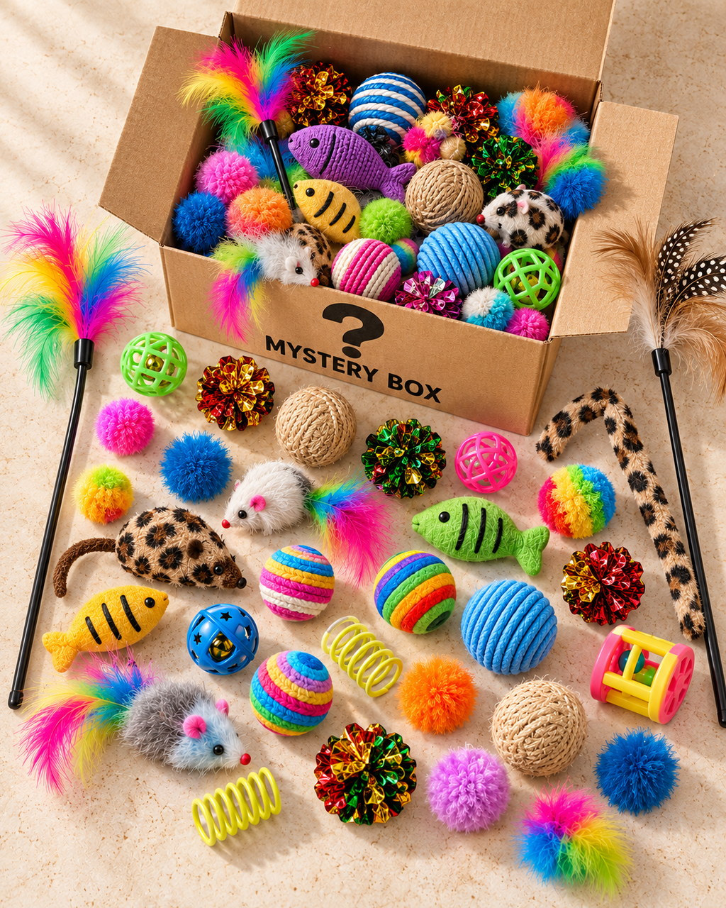 The Ultimate Cat Toy Mystery Box