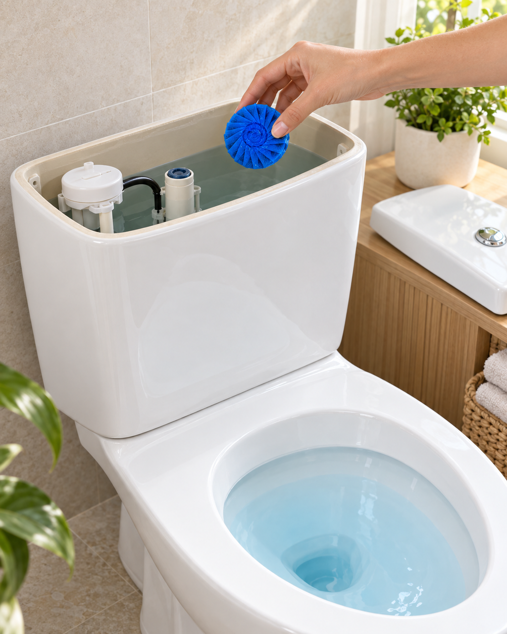 12-Pack Blue Toilet Cleaning Tablets