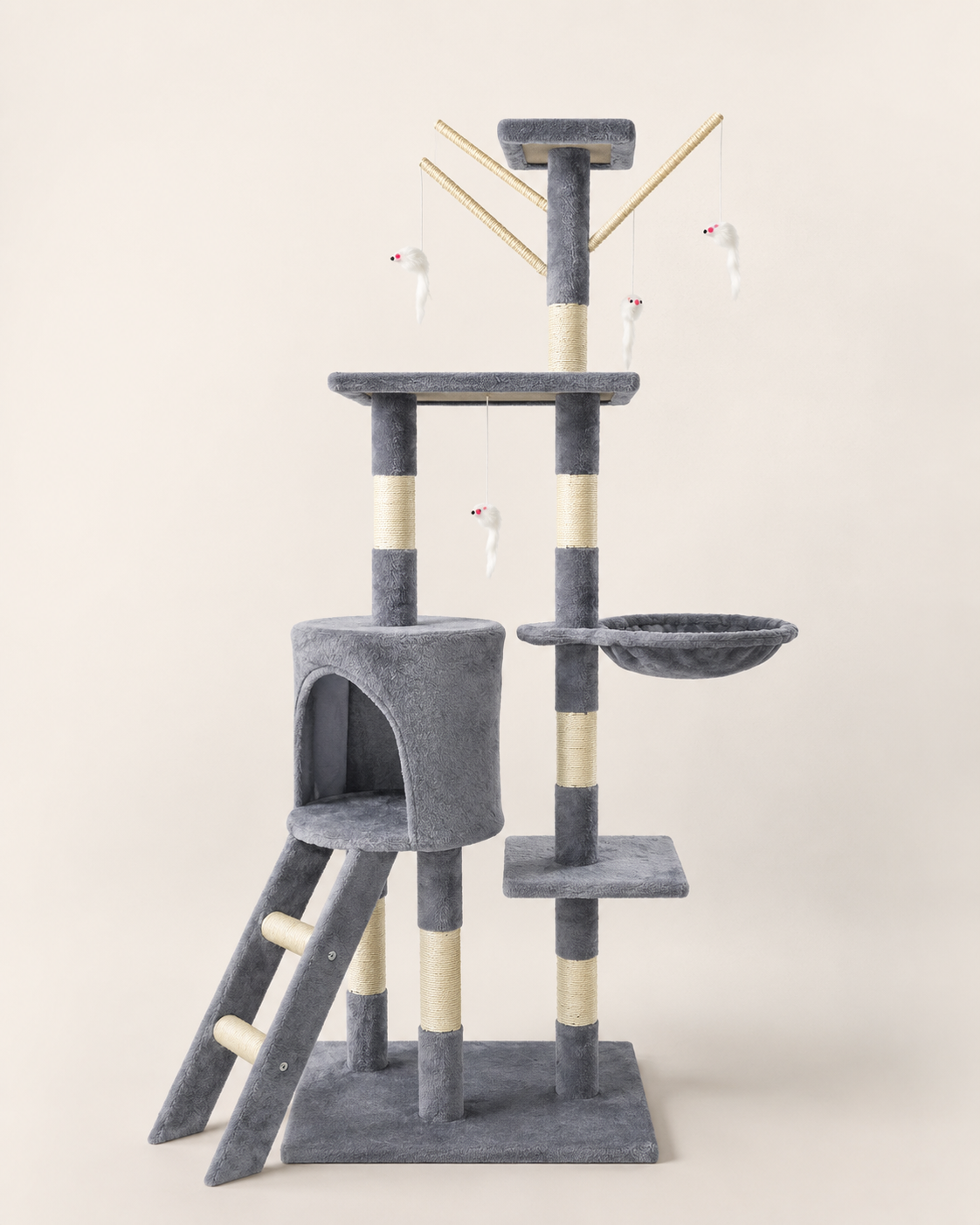5-Level Cat Tree with Hammock & Condo