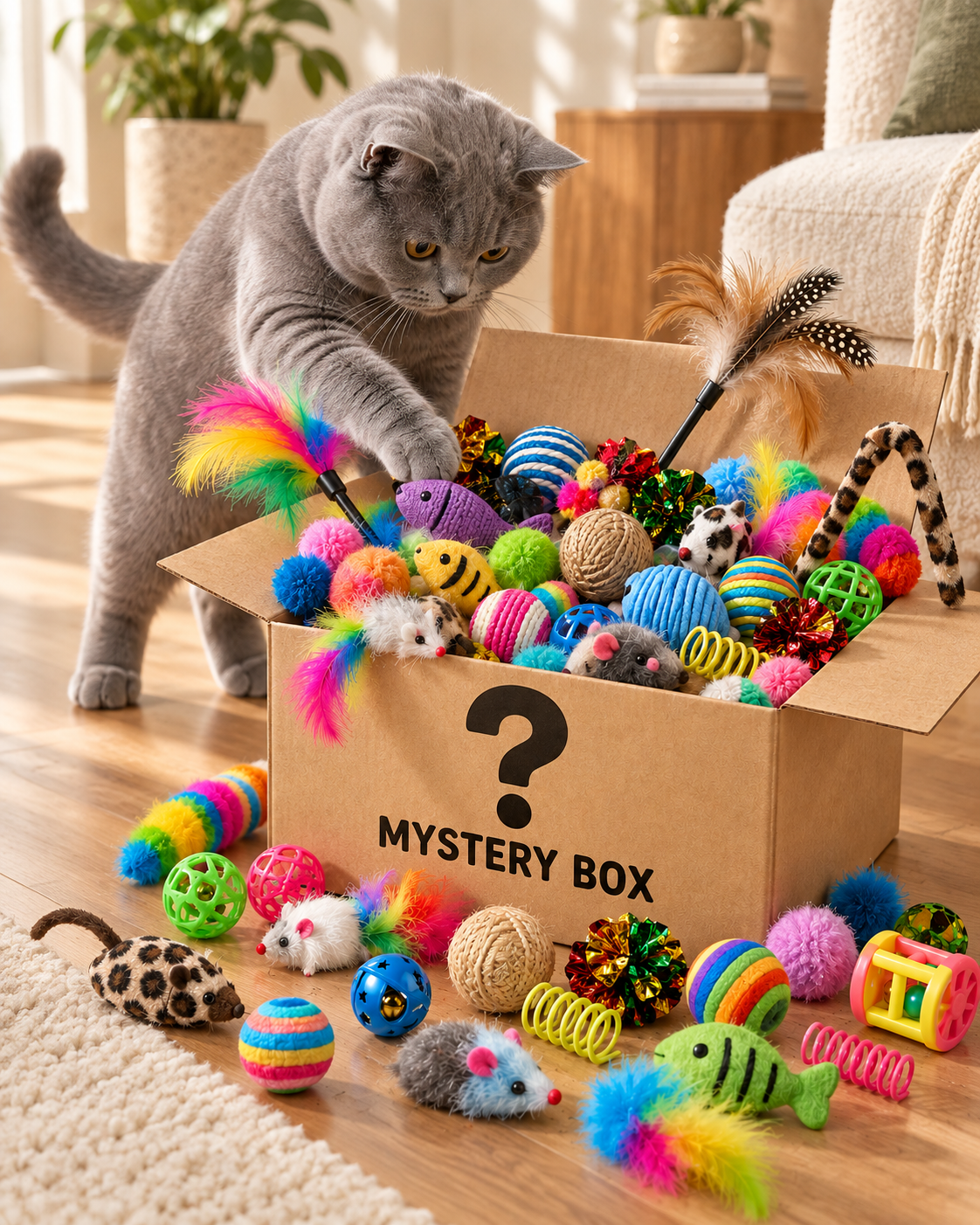 The Ultimate Cat Toy Mystery Box