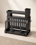 No-Drill Wall-Mounted Cutlery Organizer with Hooks