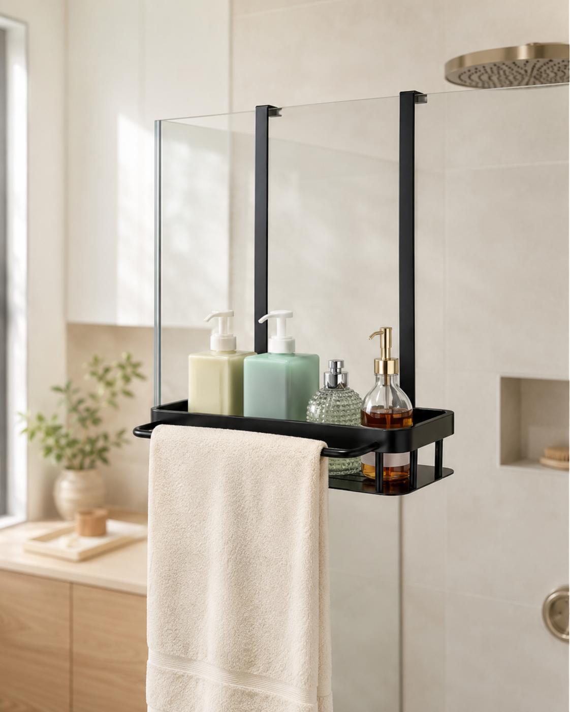 2-Tier Over-the-Door Shower Caddy