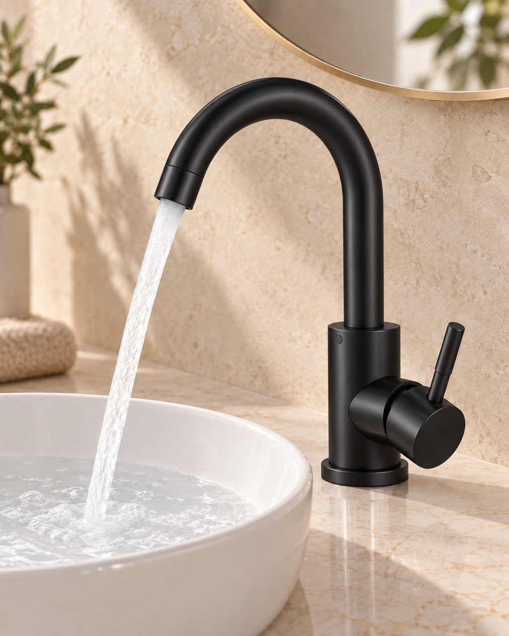 Stainless Steel Basin Mixer Tap