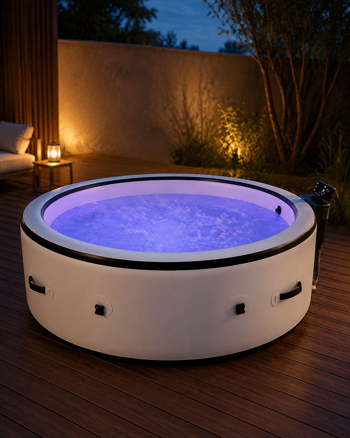 Portable Inflatable Spa Hot Tub for 2–6 People