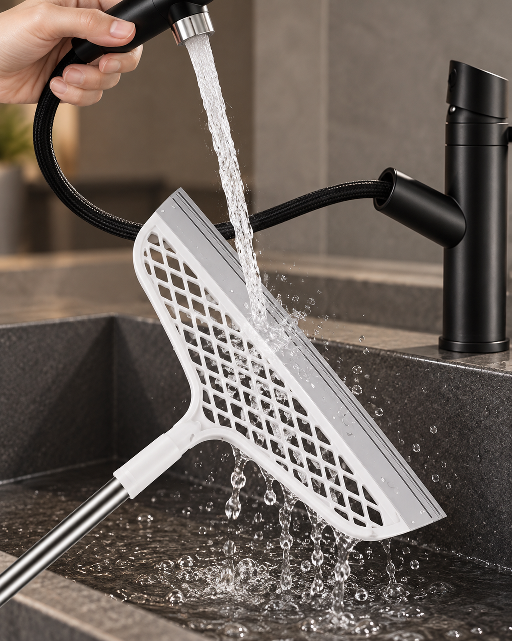 Silicone Squeegee Broom