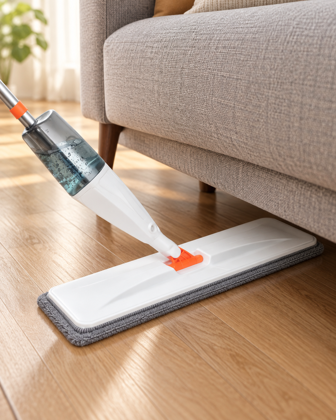 Spray Mop – Includes 1 3 Microfiber Pads