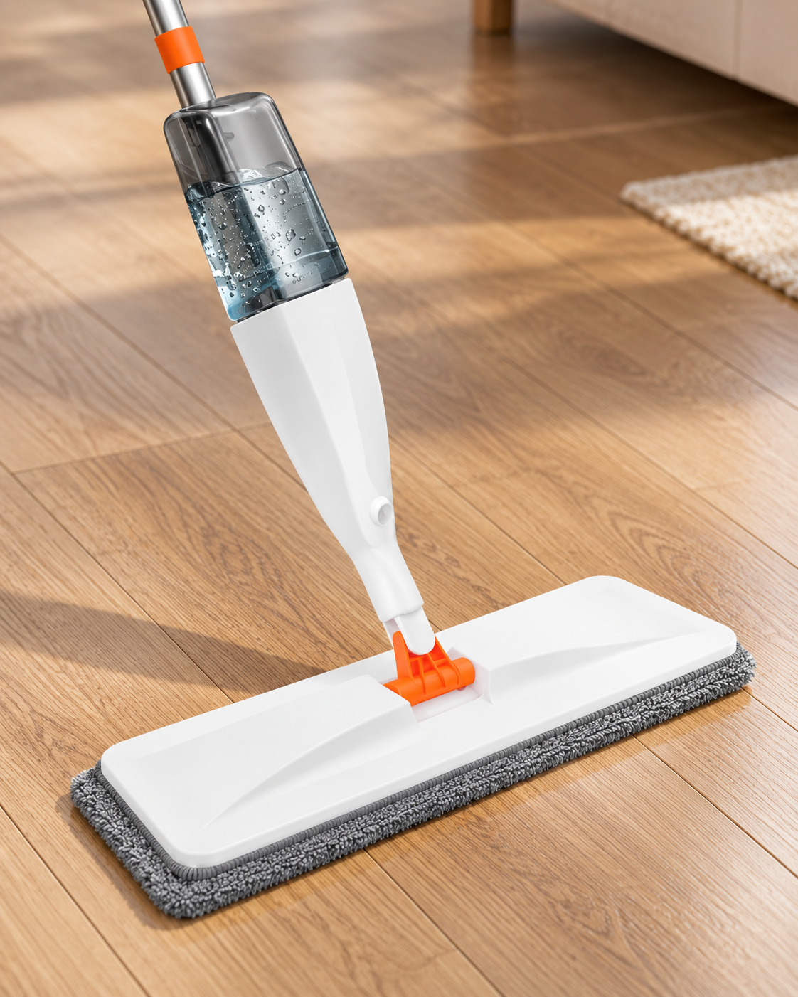 Spray Mop – Includes 1 3 Microfiber Pads