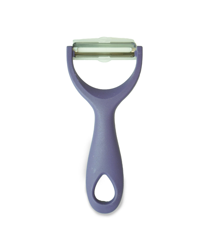 Purple fruit/vegetable peeler