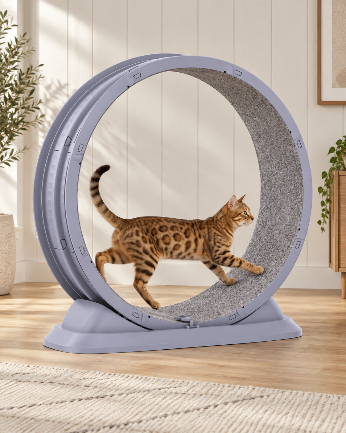 Premium Indoor Cat Exercise Wheel