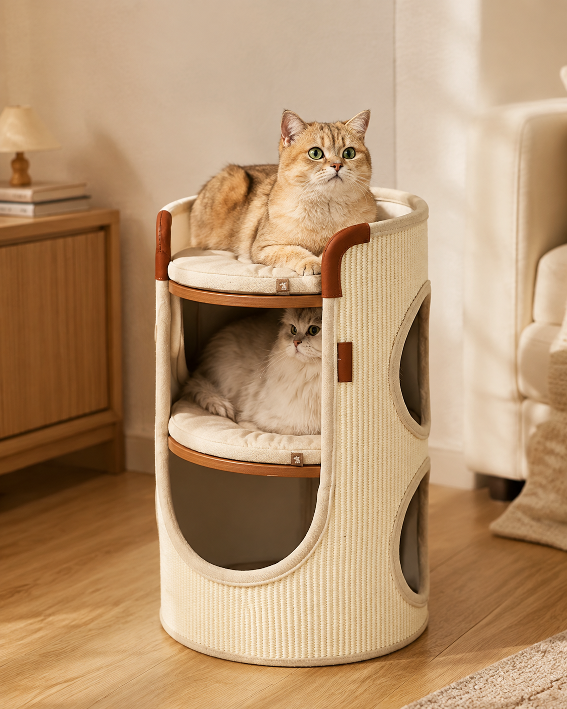 Space-Saving Cat Tree