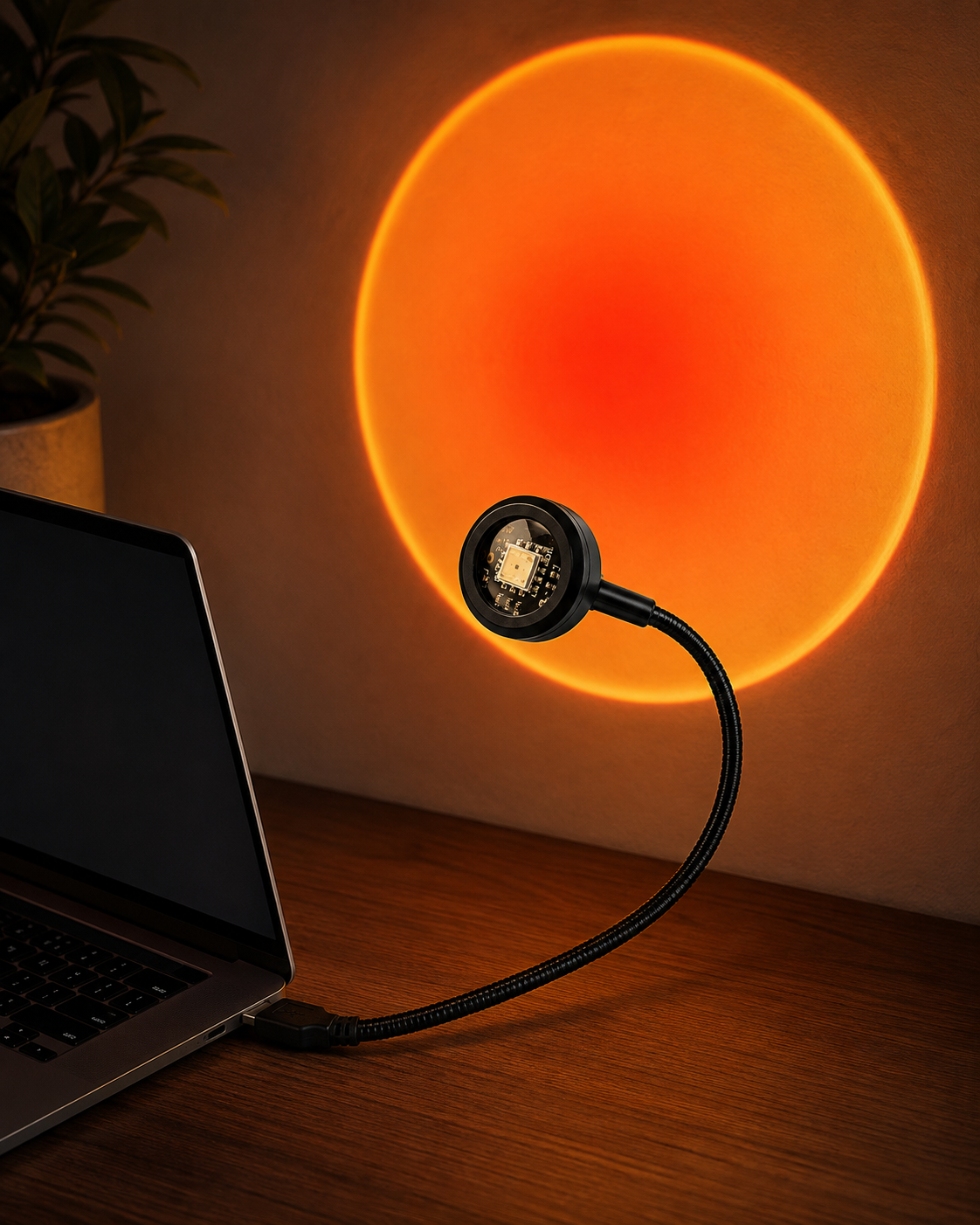 LED Sunset Projection Lamp
