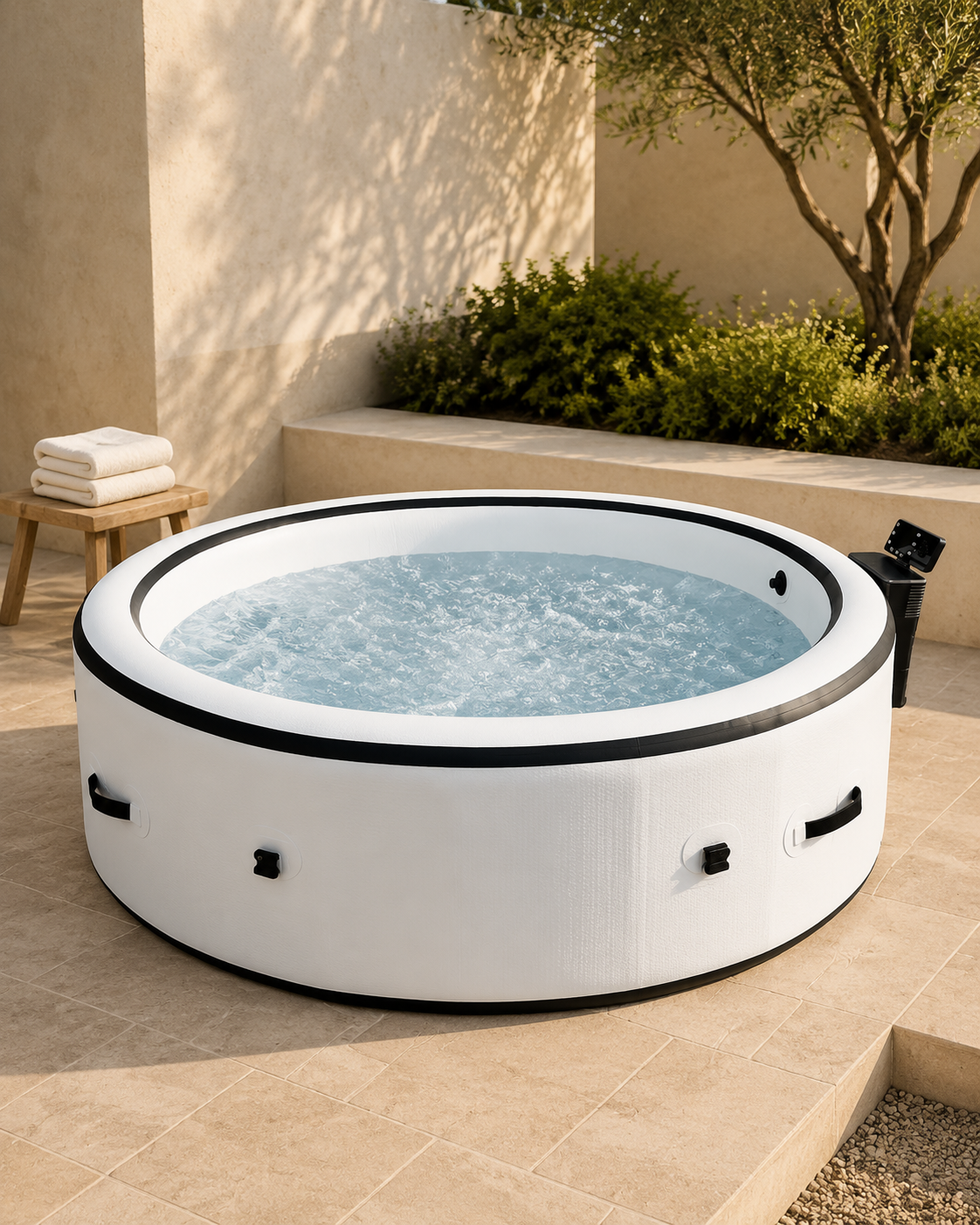 Portable Inflatable Spa Hot Tub for 2–6 People