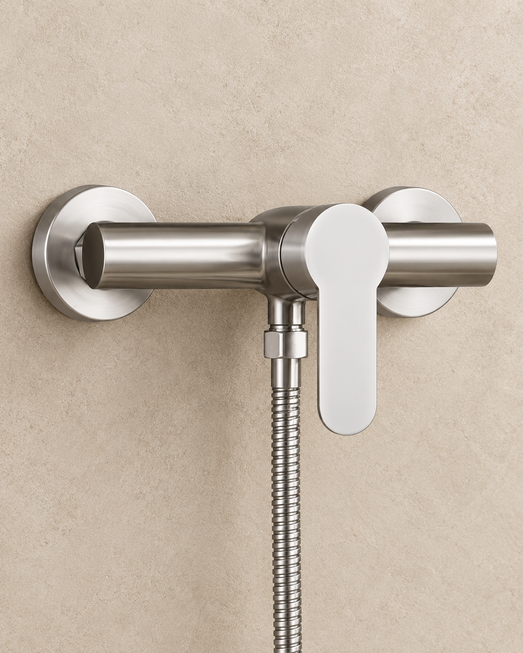 Wall-Mounted Stainless Steel Shower Mixer