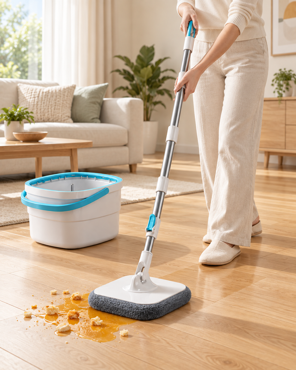360° Self-Wringing Floor Mop