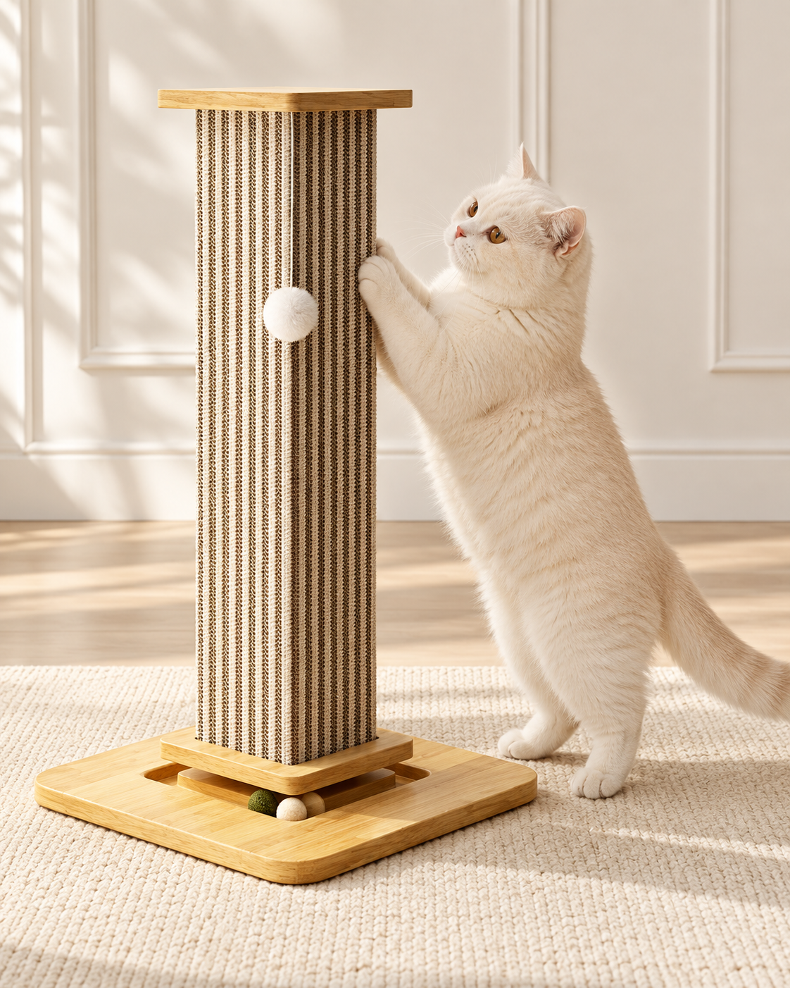 Tall Sisal Cat Scratch Tower