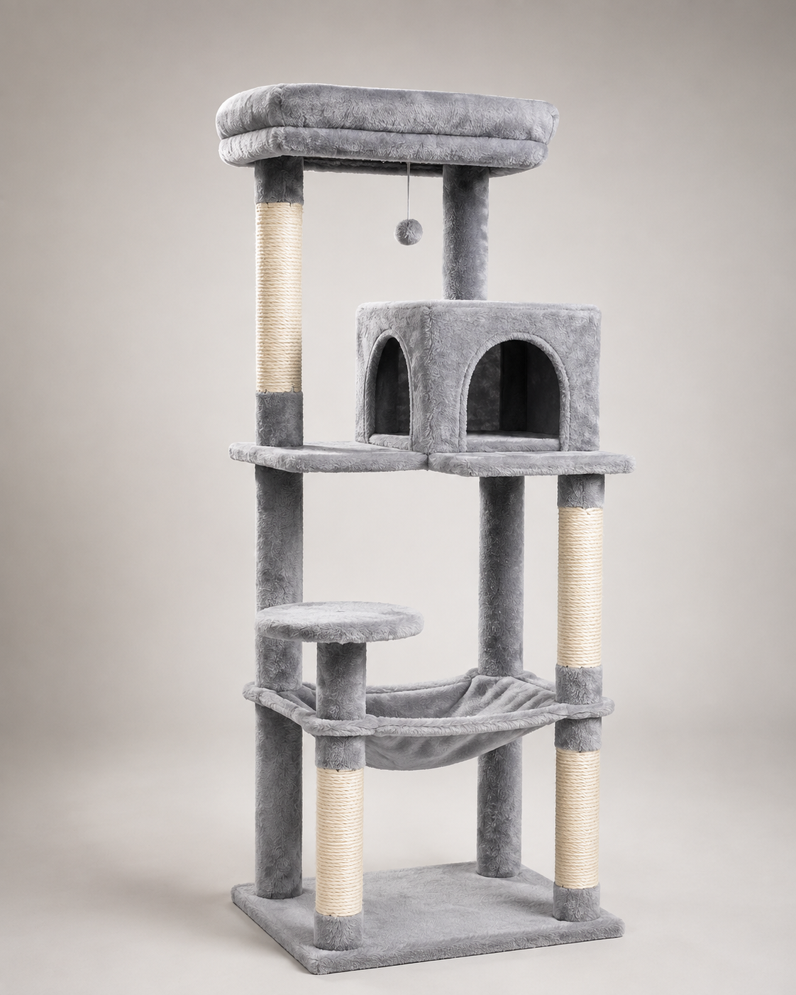 5-Level Cat Tree with Hammock & Condo