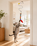 Interactive Door-Hanging Cat Toy