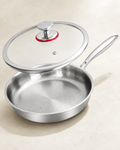 Titanium Steel Frying Pan with Lid