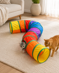 Foldable Cat Play Tunnel