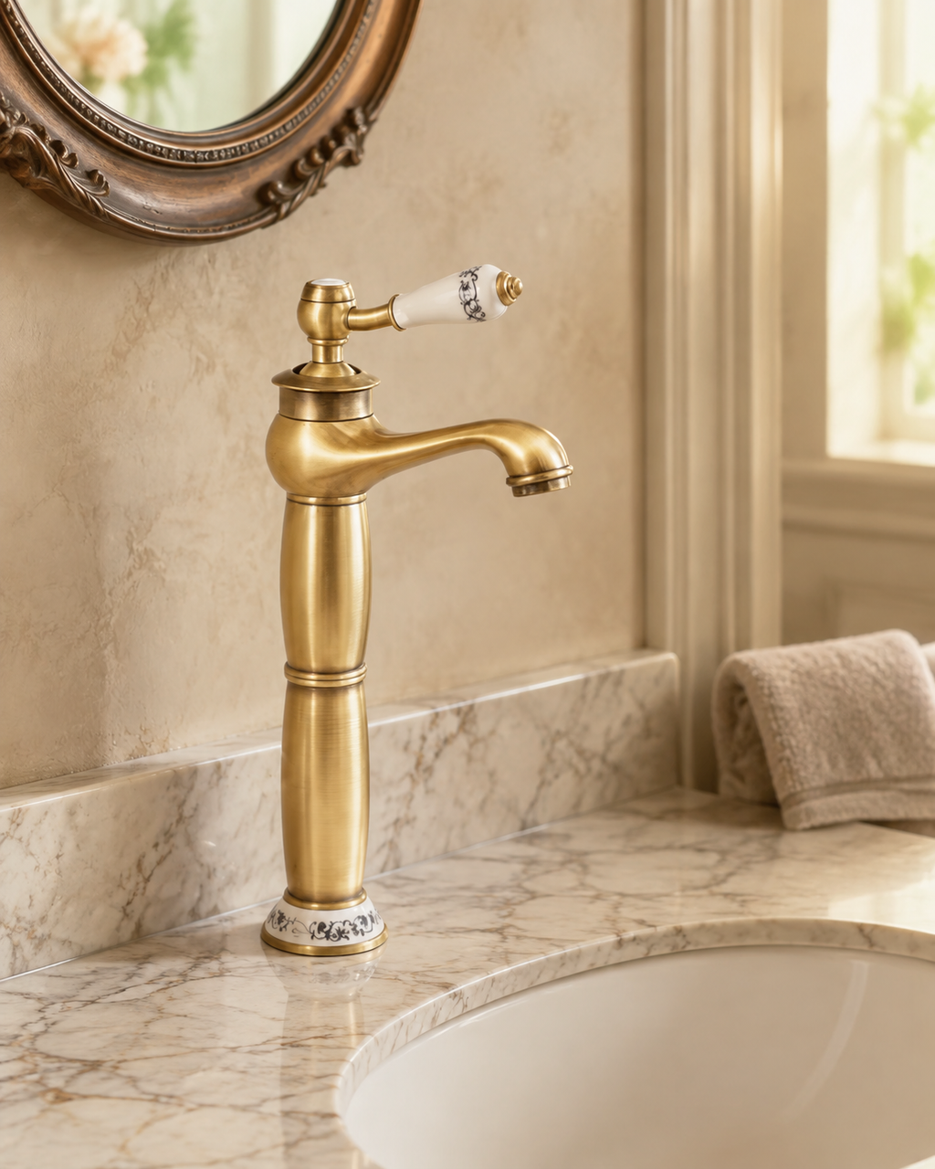 Retro Gold Bathroom Faucet