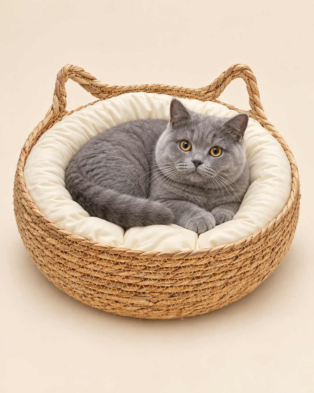 Solace Rattan Pet Bed