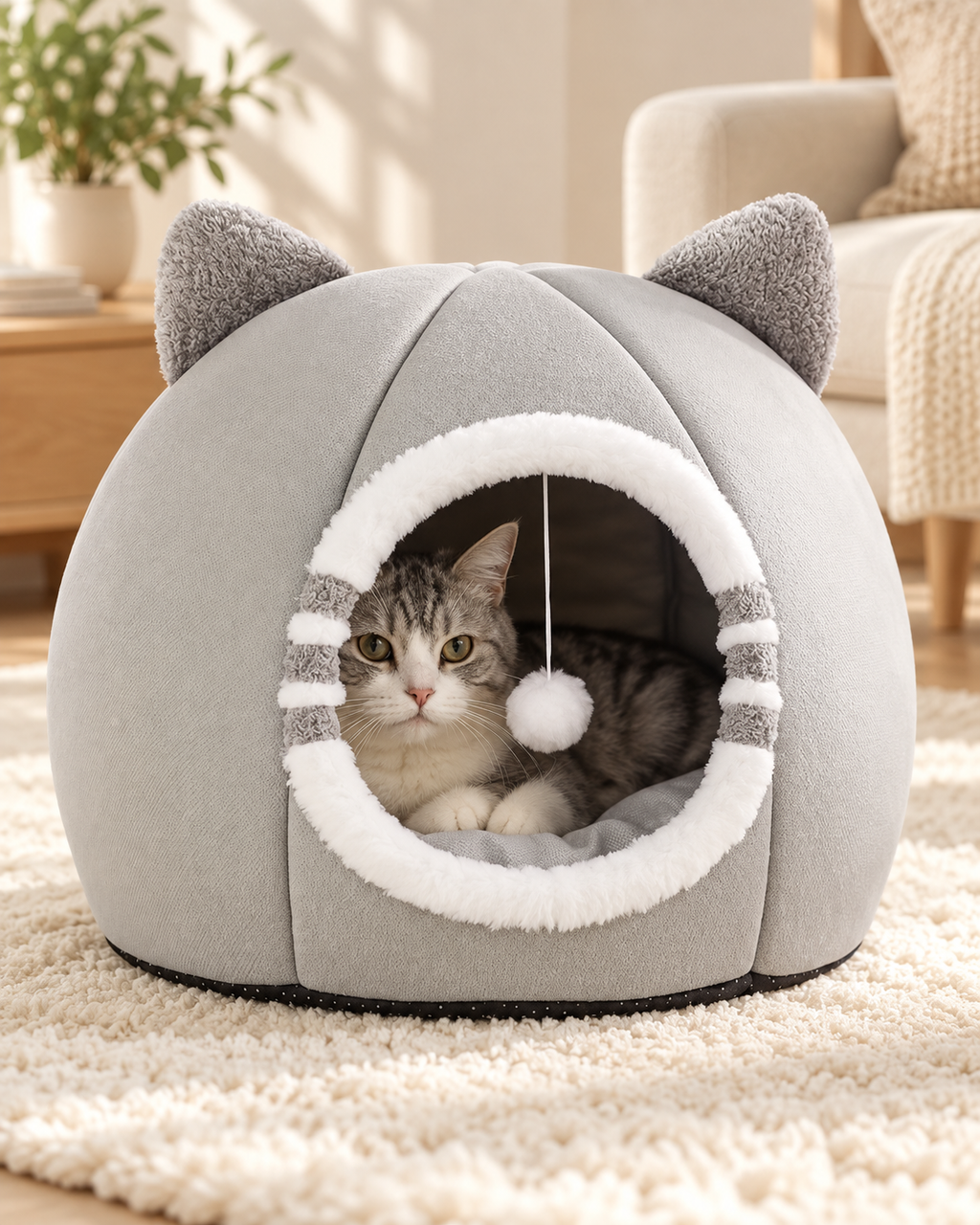 Cozy Cave Pet Bed