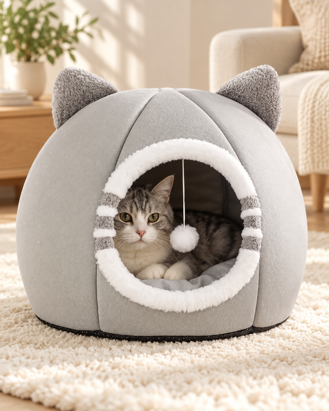 Cozy Cave Pet Bed