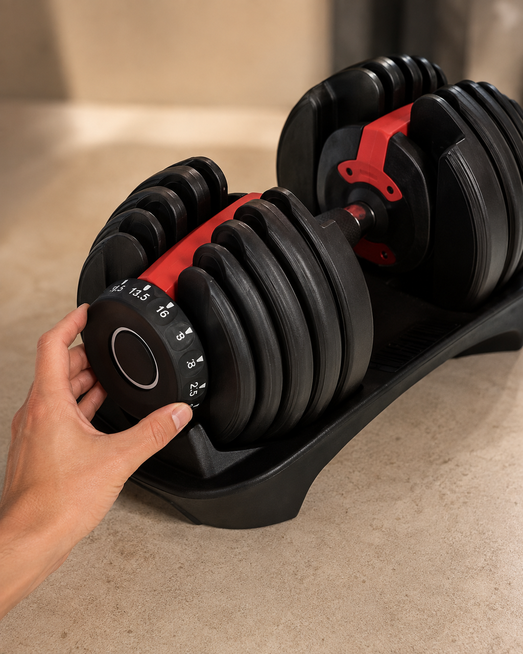 Adjustable Dumbbell Set – 2.5–24 kg