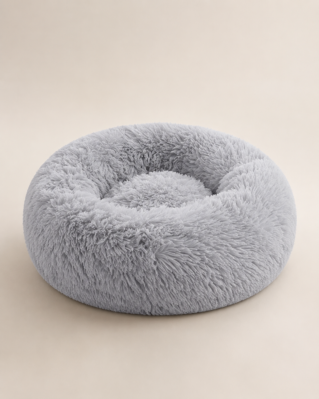 Plush Calming Donut Pet Bed
