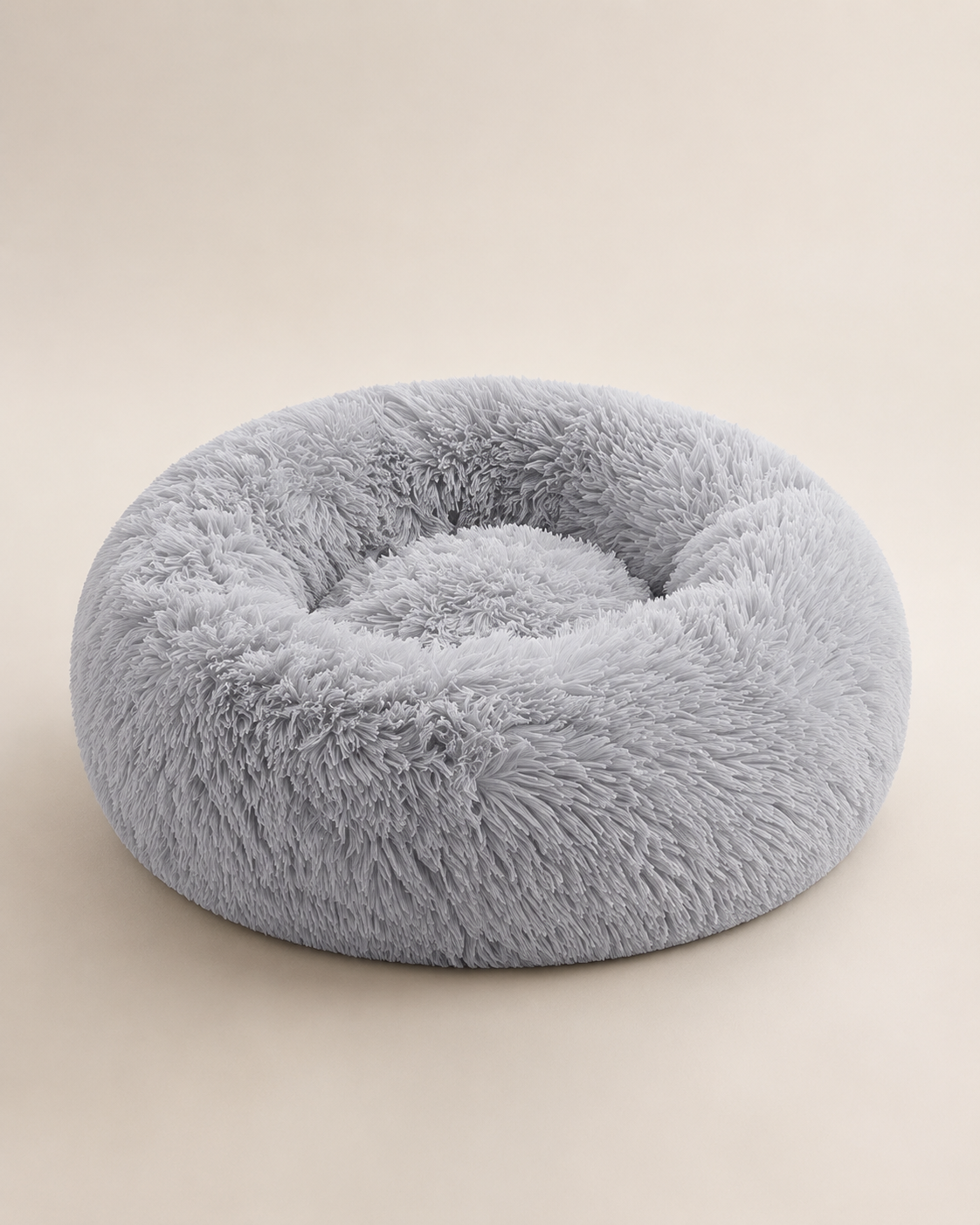 Plush Calming Donut Pet Bed