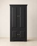 Getone 4-Door Tall Kitchen Storage Cabinet – Black