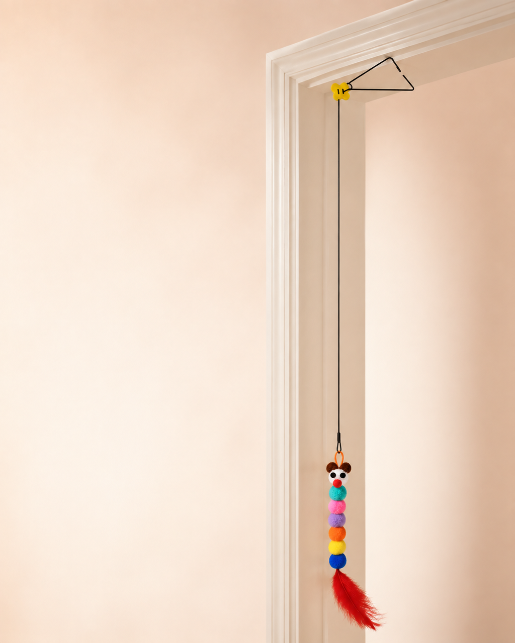 Interactive Door-Hanging Cat Toy