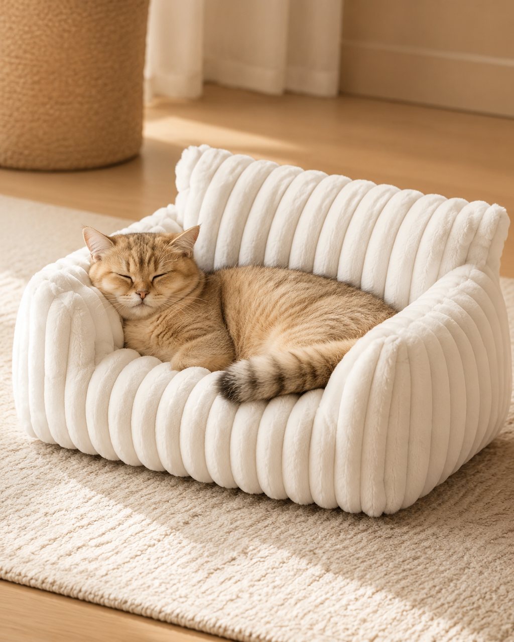 Cozy Plush Pet Sofa Bed