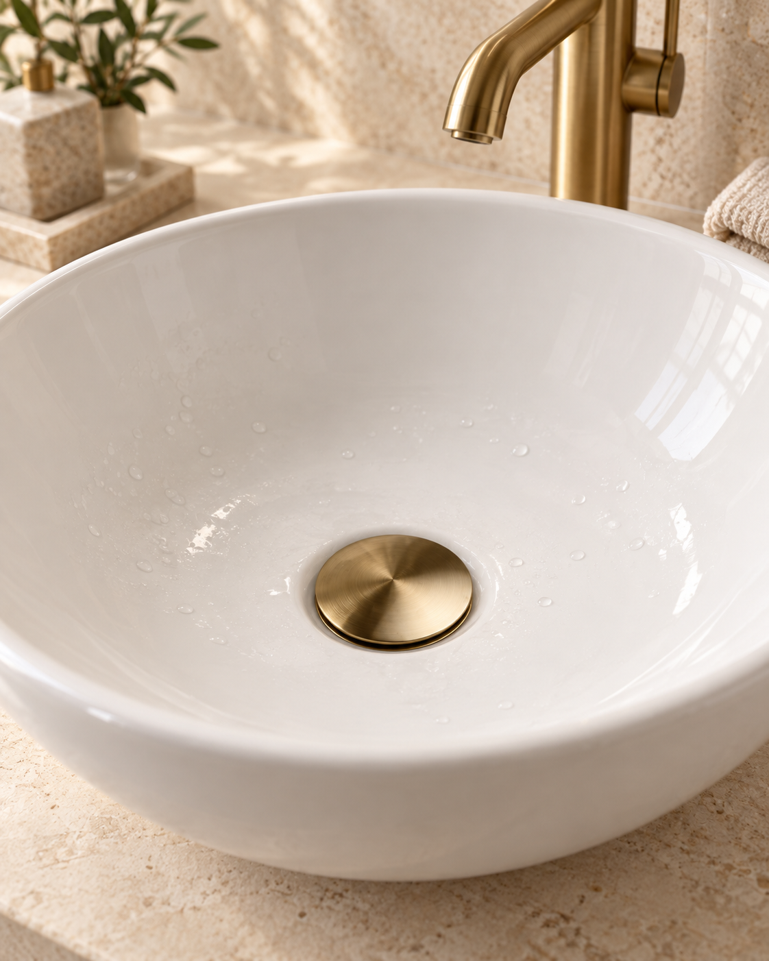 Pop-Up Basin Drain Stopper