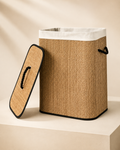72L Bamboo Laundry Hamper with Lid