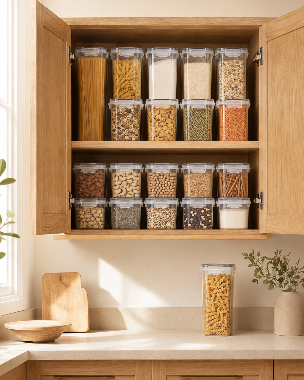 25-Piece Airtight Food Storage Container Set
